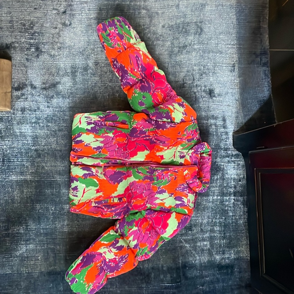 NWT Girls Cult Gaia Parisa Floral Puffer Coat - size 8